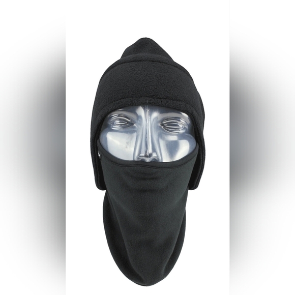 Seirus Unisex Quick Draw Original 3-N-1 Black Pull Down Face Mask System - Picture 5 of 12
